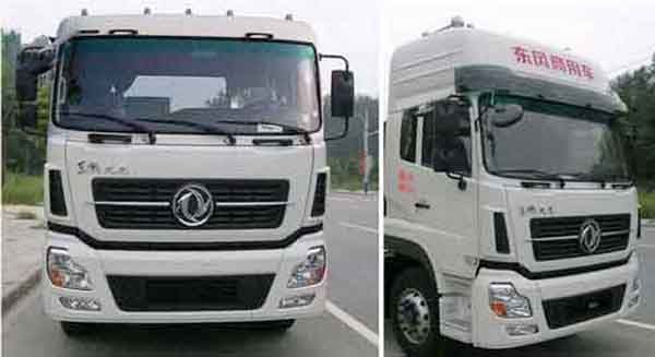 东风天龙后双桥冷藏车