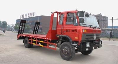 东风153国五平板运输车