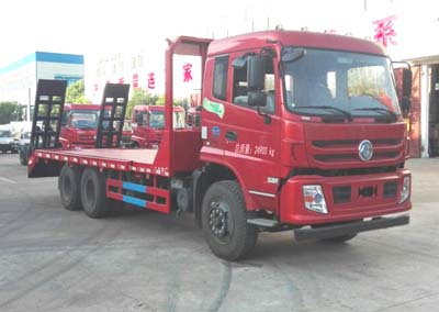 东风特商后八轮国五平板运输车