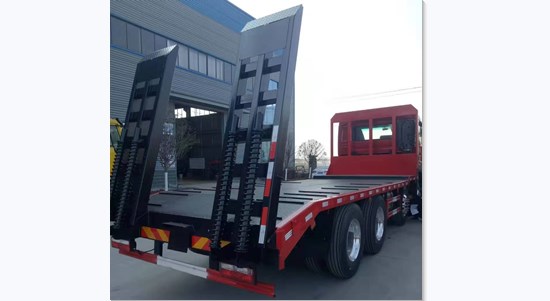 国六程力前四后八平板运输车