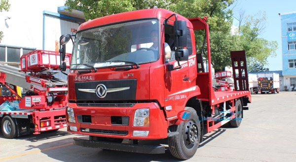 国六东风D3V单桥平板运输车