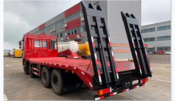 国六东风锦程前四后八平板运输车