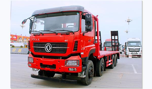 国六东风天龙前四后八平板运输车