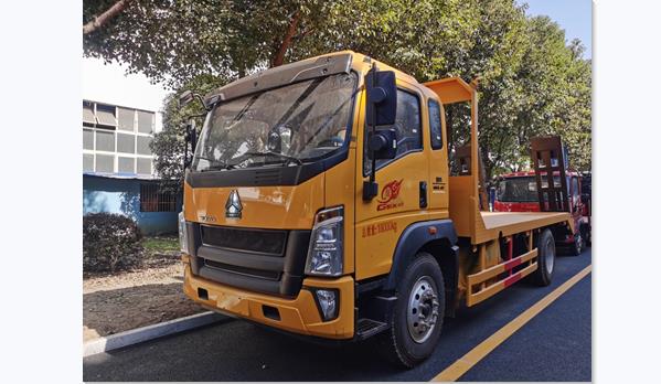 国六豪沃单桥平板运输车