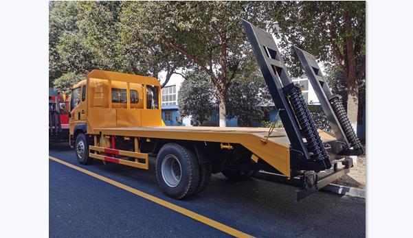 国六豪沃单桥平板运输车