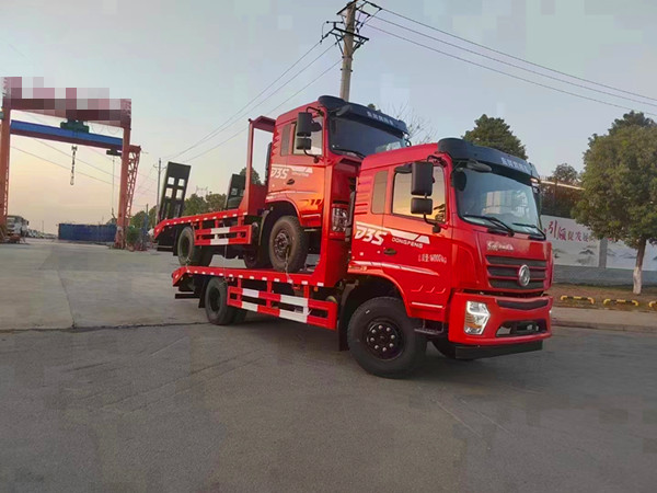 东风D3S单桥平板运输车