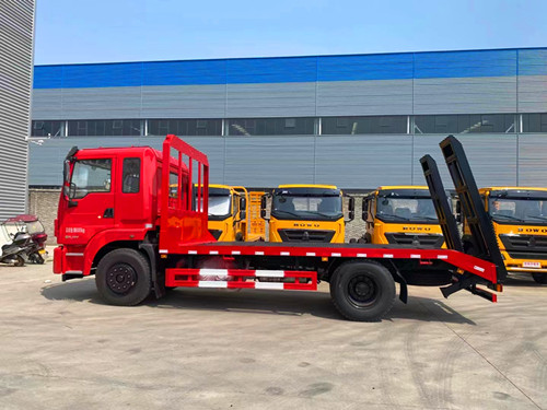 东风锦程12吨挖机拖板车