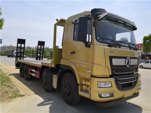 新款国六东风D7前四后八平板车