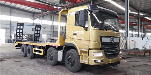 新款国六东风D7前四后八平板车