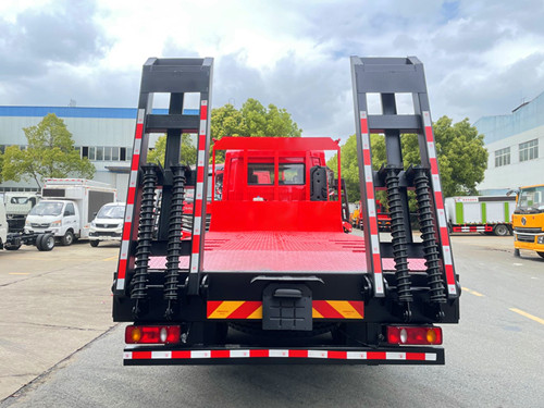 12吨挖机拖板车 大地平板车